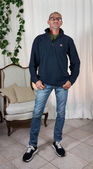 Felpa pile mezza zip Be Board