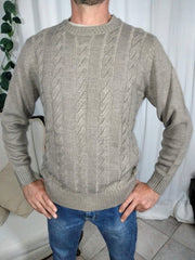 Maglione trecce