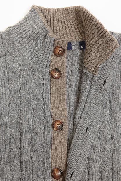 Cardigan misto lana