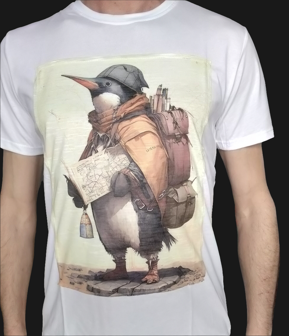 T-shirt pinguino