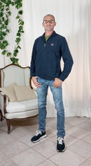 Felpa pile zip intera Be Board